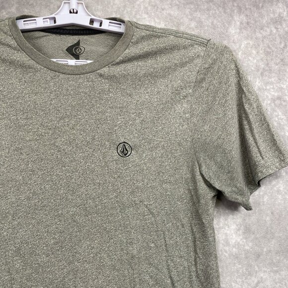 Volcom T-Shirt Mens Medium Gray Short Sleeve Logo Skater Casual Outdoors - Picture 3 of 11